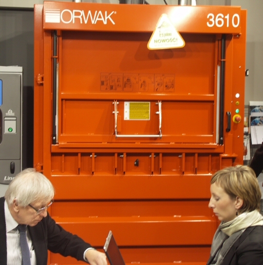 At Poleko 2008 Orwak presented new baler Orwak 3610