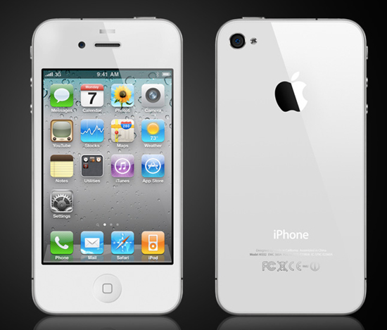 white iPhone 4