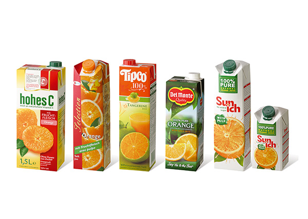 cartoon orange juice carton. Shake cartons and drinks