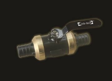 Link-Tech's new PolyBrass ball valve uses