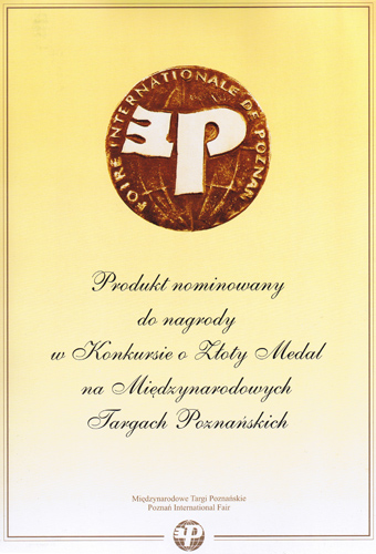 International Packaging Technology and Logistics Exhibition TAROPAK 2008 Gold Medal nomination