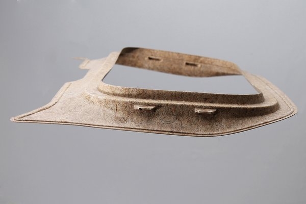 First automobile roof frame made of natural fiber with BASF's binder