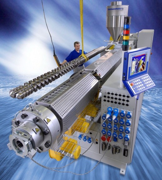 Battenfeld's latest high-speed extruder model, BEX 2-135 V plus dedicated to the russian market