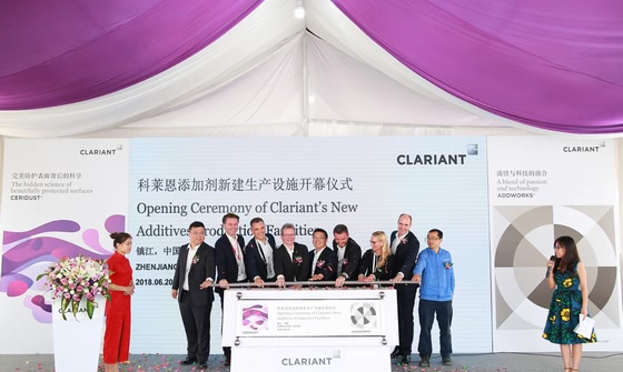 Clariant inaugurates new Additives production facilities in China 