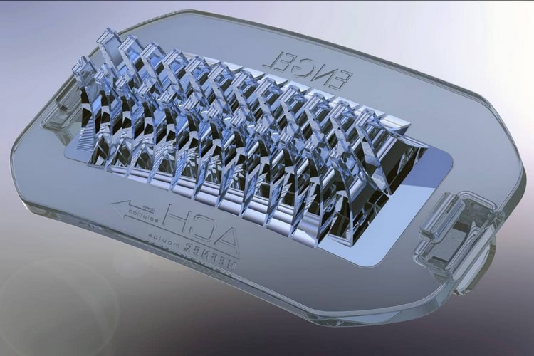 Silicone LED lenses