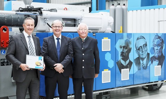 KraussMaffei anniversary machine for Wirthwein 
