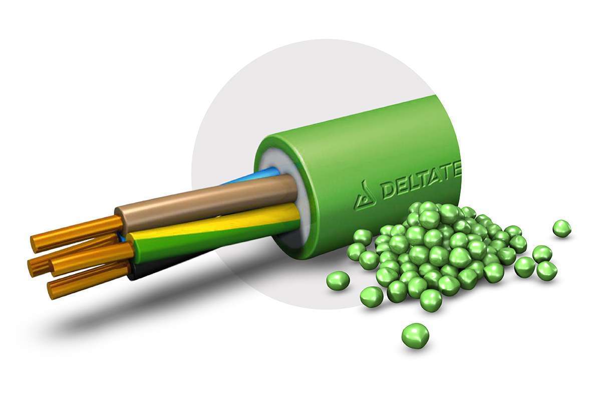 Masterbatch for the energy cable industry. Photo: Delta Tecnic