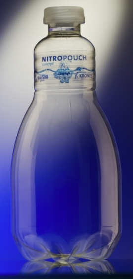 Krones introducet ultra light bottle NitroPouch