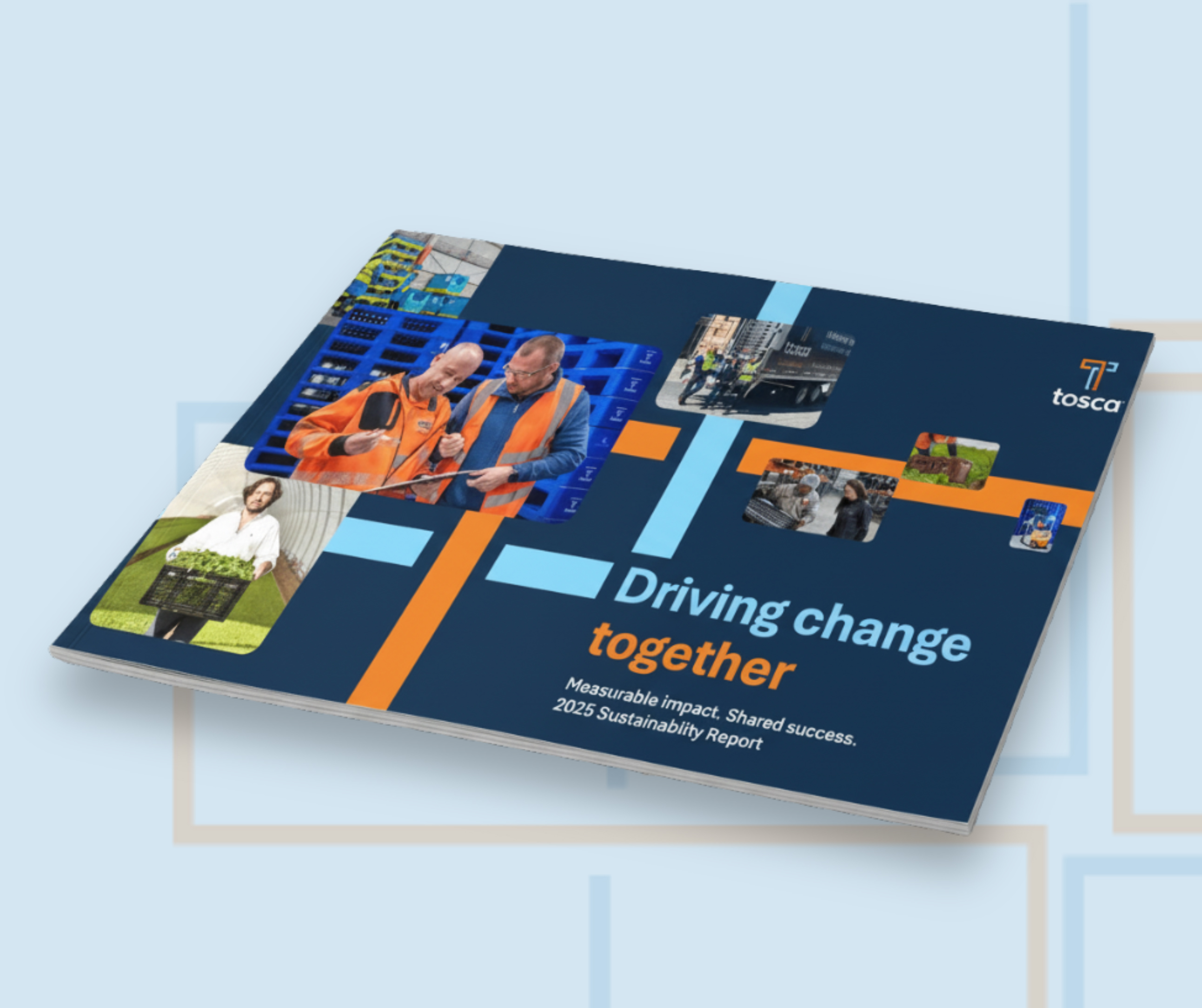 Cover of the Tosca 2025 sustainability report