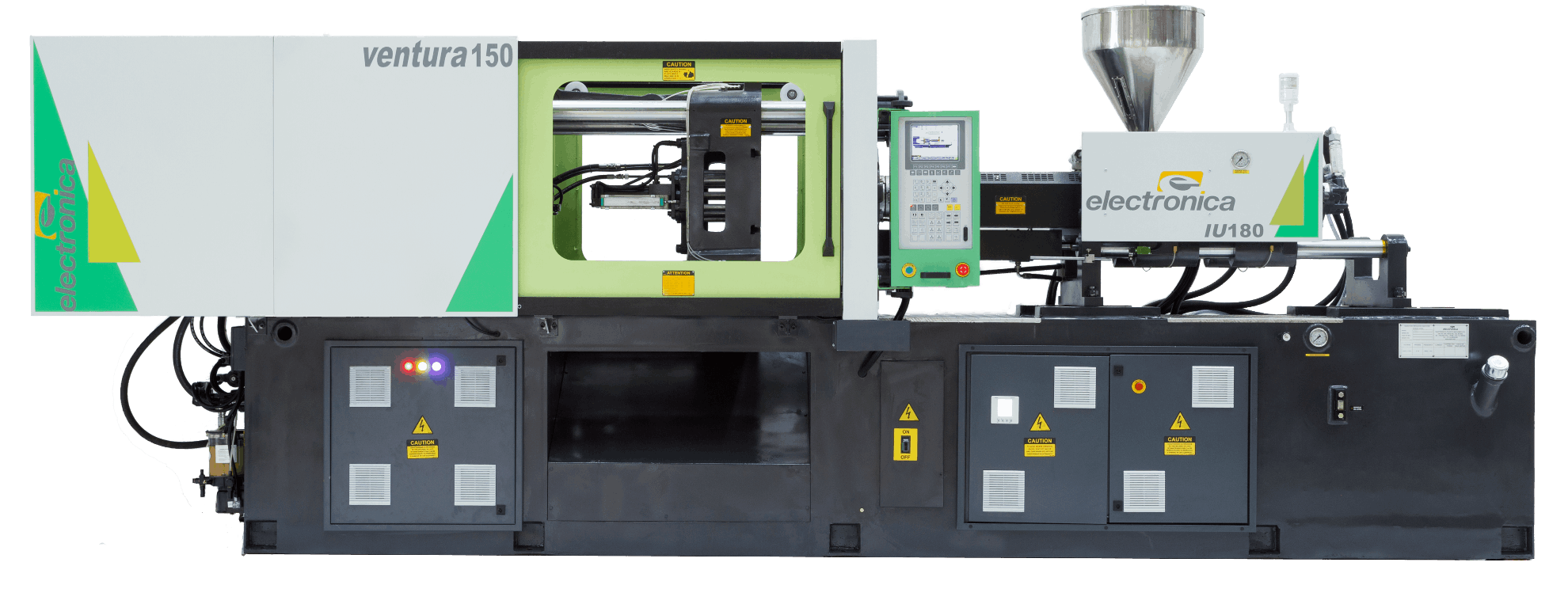 Short cycles, low energy consumption, high output: the Electronica Ventura 150 injection moulding machine increases productivity in mass production.