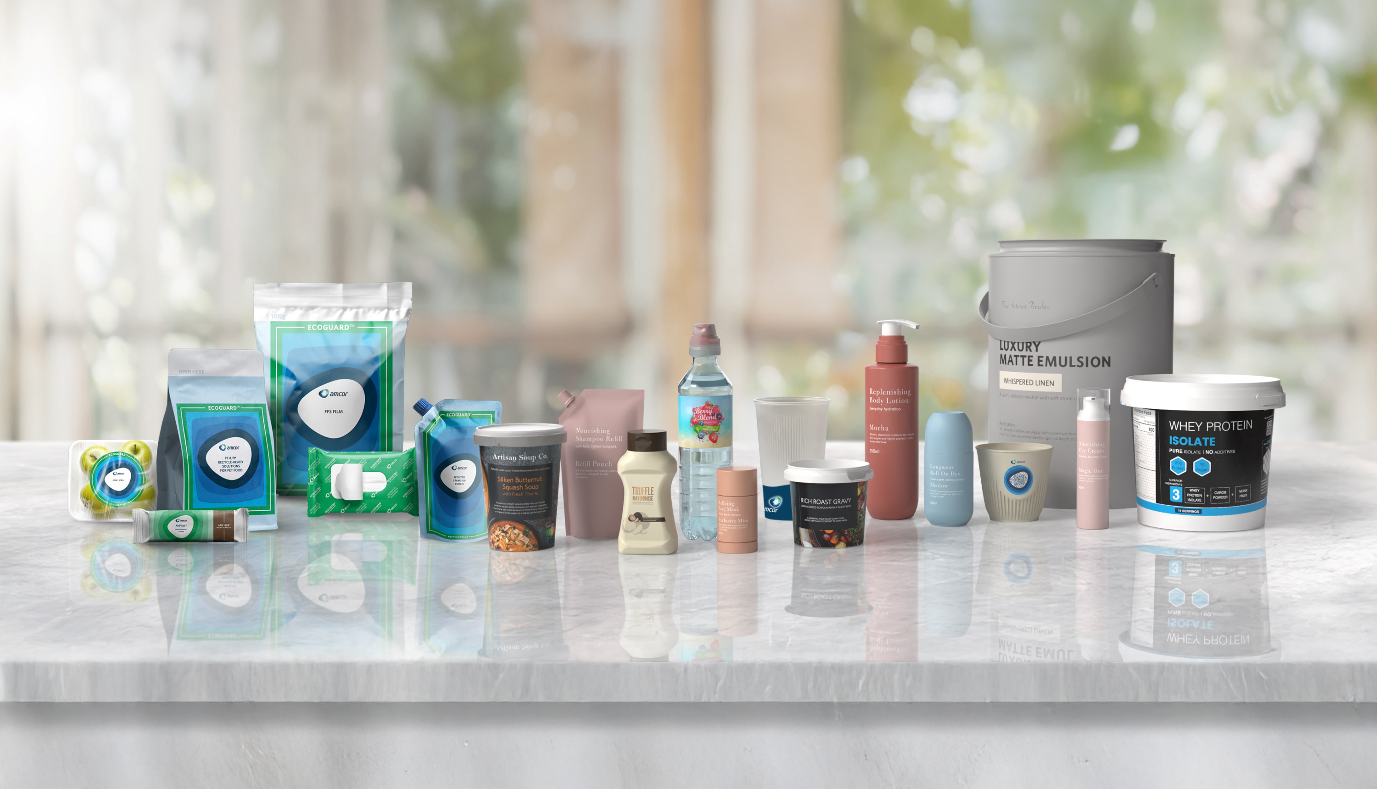 Amcor stand at Packaging Innovations trade fair