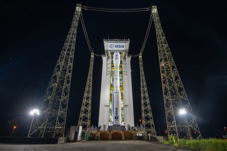 Vega-C launch vehicle ready for launch. (Source: Avio)