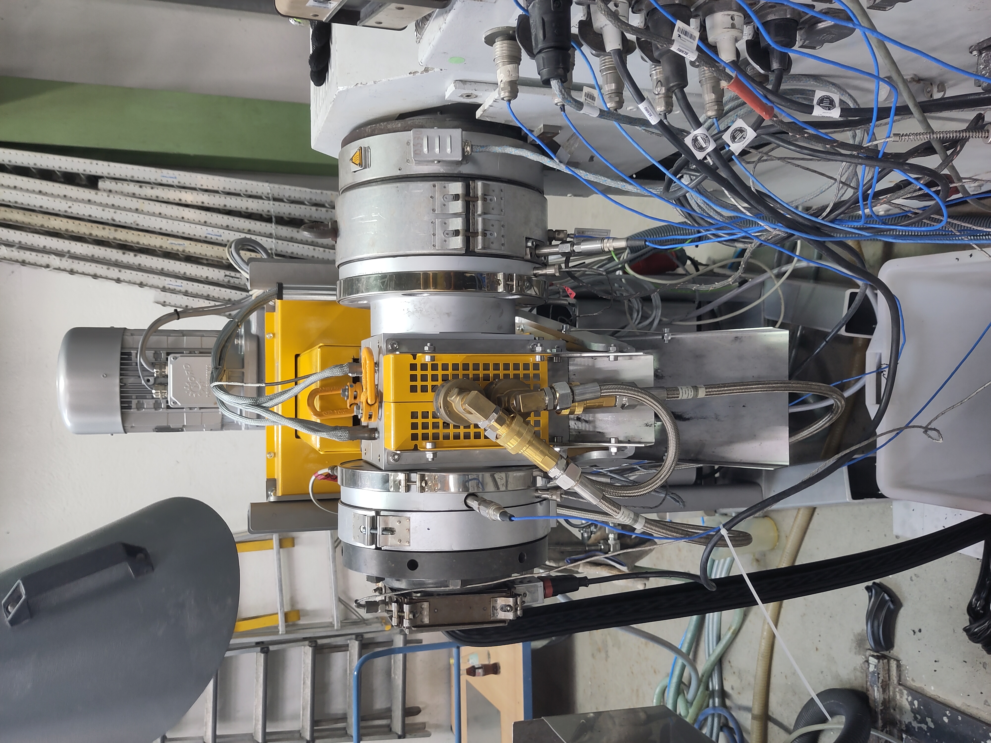 The Maag Group PVC pump in use at the Rehau technical center in Germany