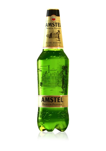 New PET bottle for Amstel Premium Pilsener