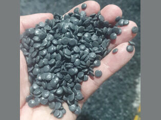 Black LDPE regranula