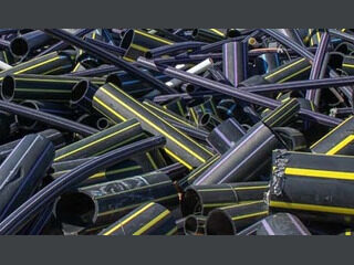 HDPE pipe scrap