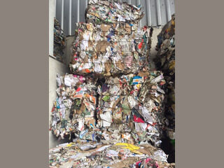 Waste paper mix news