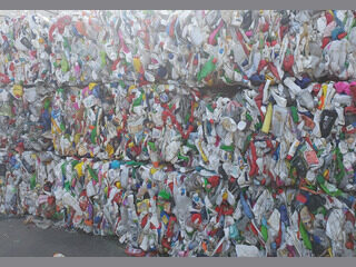 PE waste - bottles, 