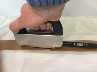 Manual heat sealer w