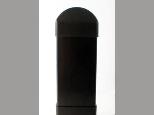 Black PVC plastic ra