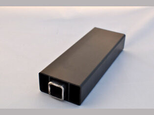 PVC rail with steel 