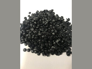 Black PE-LD regranul