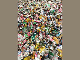 Aluminum can, loose