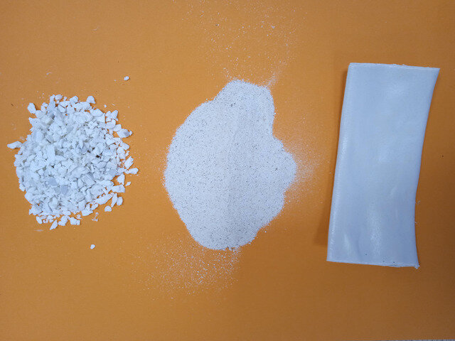 Pulverized PVC...