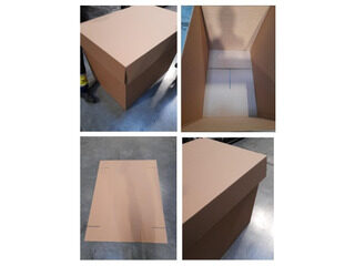 Solid cardboard box 