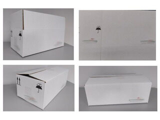 Branded cardboard bo