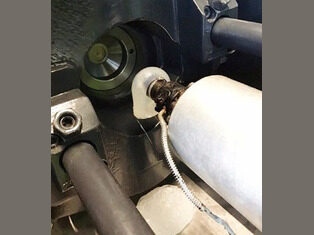 Plastic leak monitor