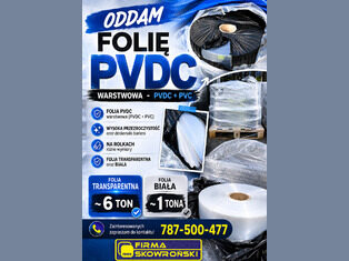 PVDC film on rolls