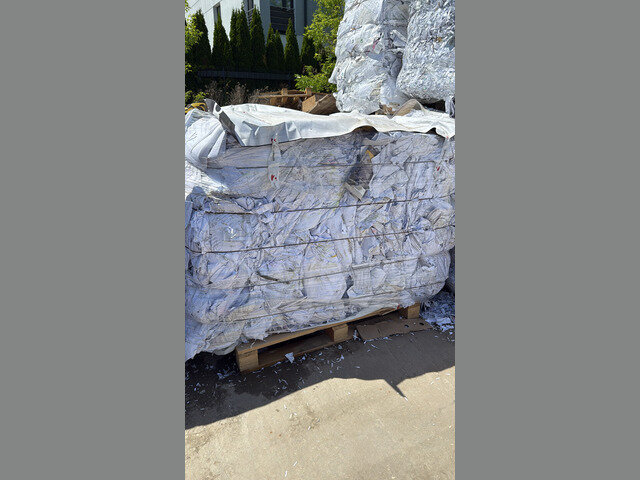 Offset waste paper...