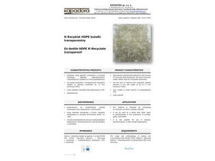 HDPE - regrind from 