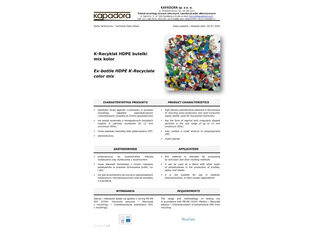 HDPE - regrind from 