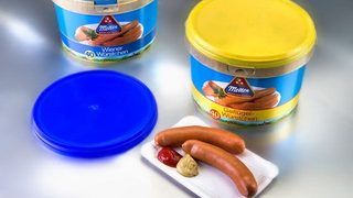 IML barrier plastic pail 