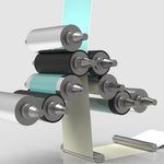 Coating unit for...