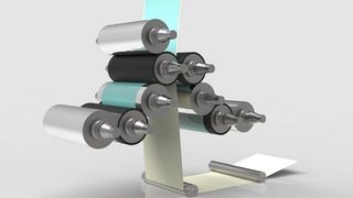 Coating unit for simultan