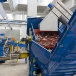 Recycling plant for...
