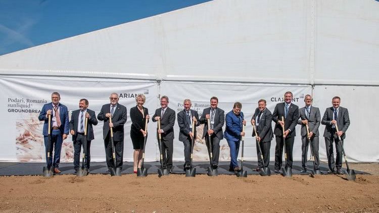 Groundbreaking for Clariant's sunliquid cellulosic ethanol plant in Romania 