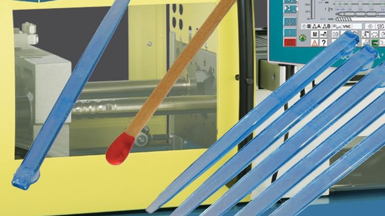 Injection moulding machine BOY 25 E produces Hightech with Heitec