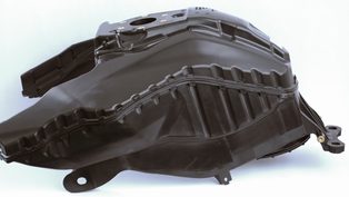 Double-shell, welded moto