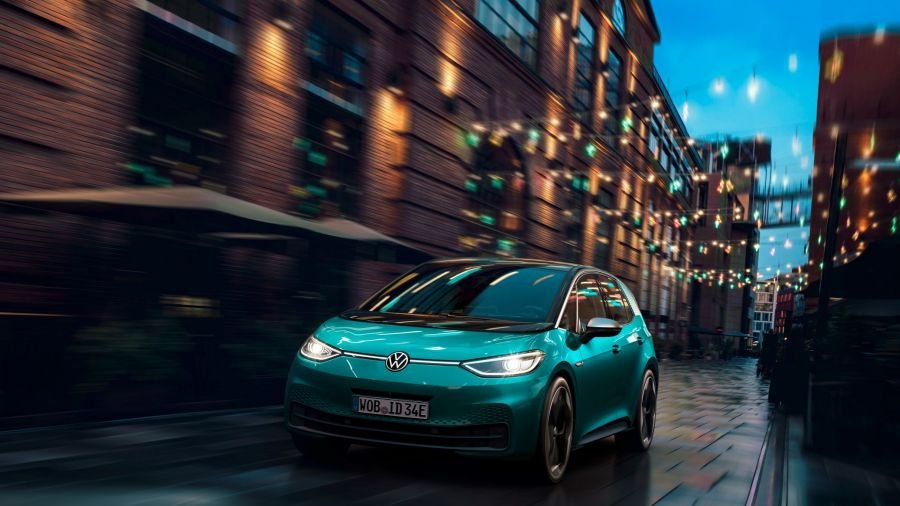 Plexiglas molding compound for light design in the pioneering ID.3 electric vehicle