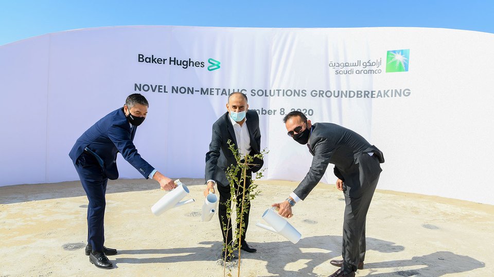 Aramco and Baker Hughes commence construction on non-metallics joint venture