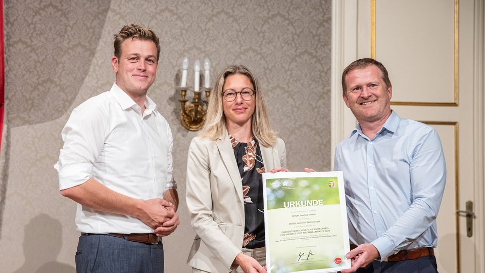 State environmental prize 2021 goes to Engel Austria
