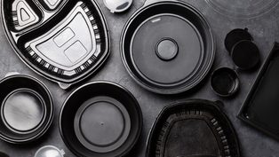 Black plastics recycling: