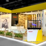 Husky exhibits at...