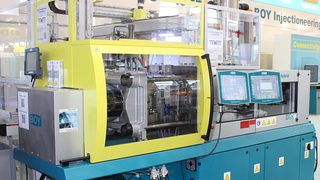 Two injection moulding ma
