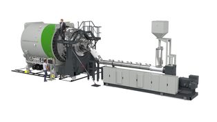 Large-diameter pipe line 