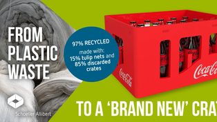 Iconic Coca-Cola red crat